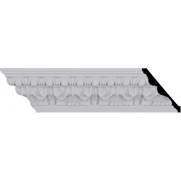 Ekena Millwork 4 1/2"H x 3 7/8"P x 6"F x 94 1/2"L Colton Egg & Dart Acanthus Crown Moulding MLD04X03X06CO - main